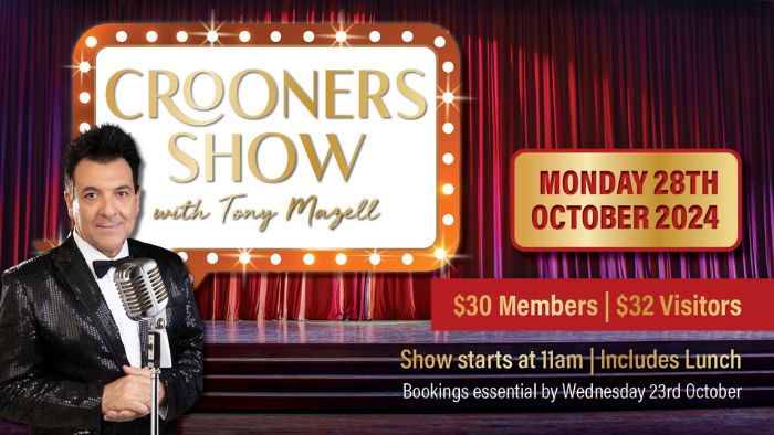 Crooners Show with Tony Mazell