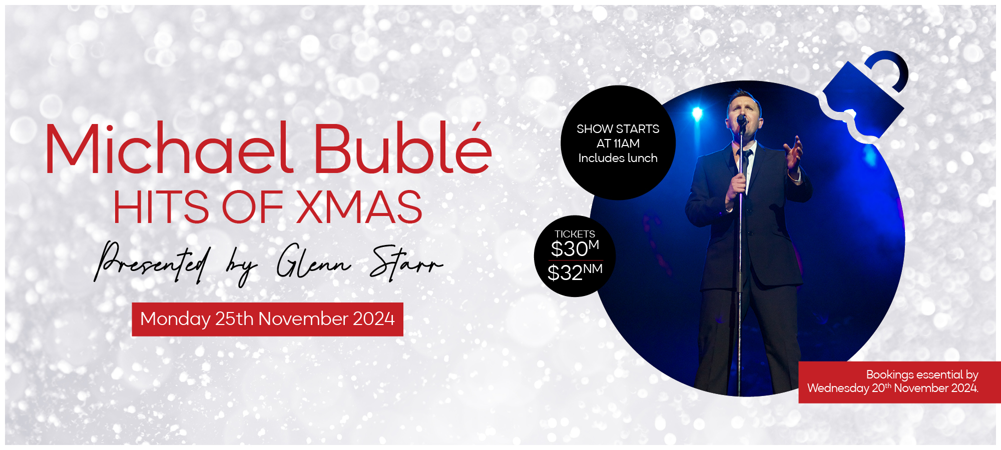 Michael Bublé – Hits of Xmas Starring Glenn Starr