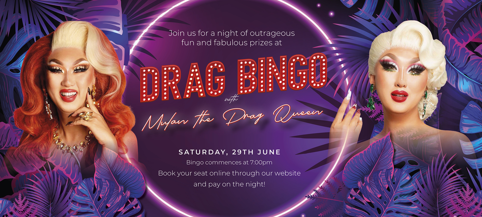 Drag Bingo with Mulan the Drag Queen! – June