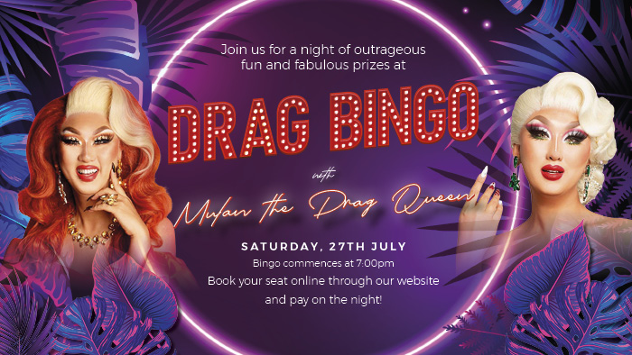 Drag Bingo with Mulan the Drag Queen! – July