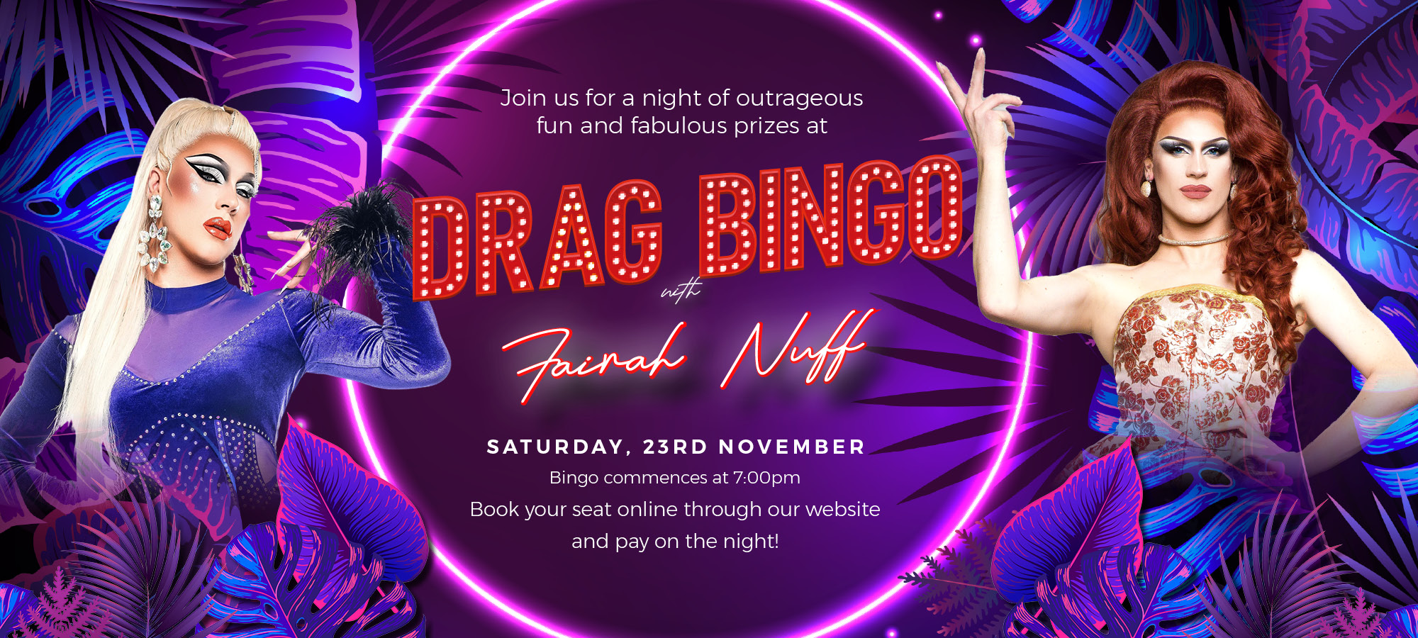 Drag Bingo with Fairah! – November