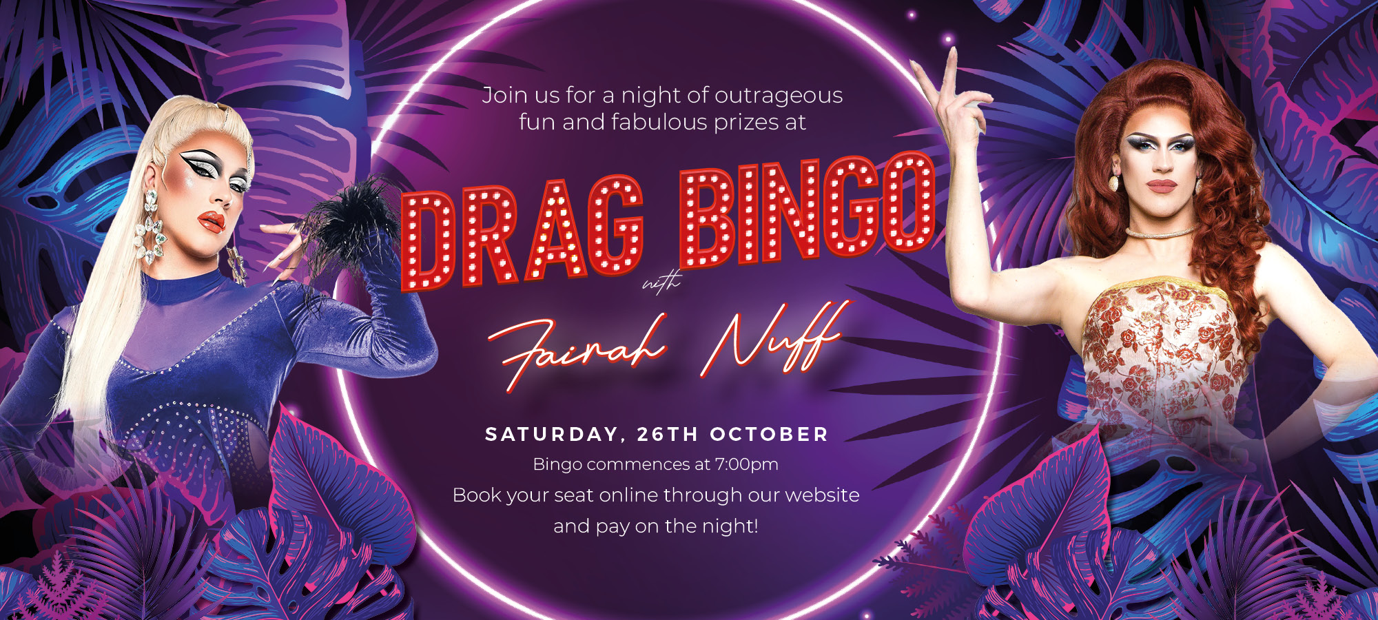 Drag Bingo with Fairah Nuff! – October