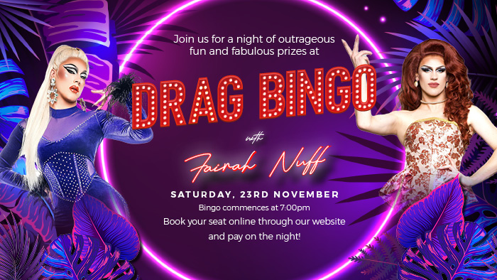 Drag Bingo with Fairah! – November