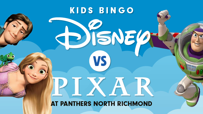 Kids Disney vs. Pixar Bingo