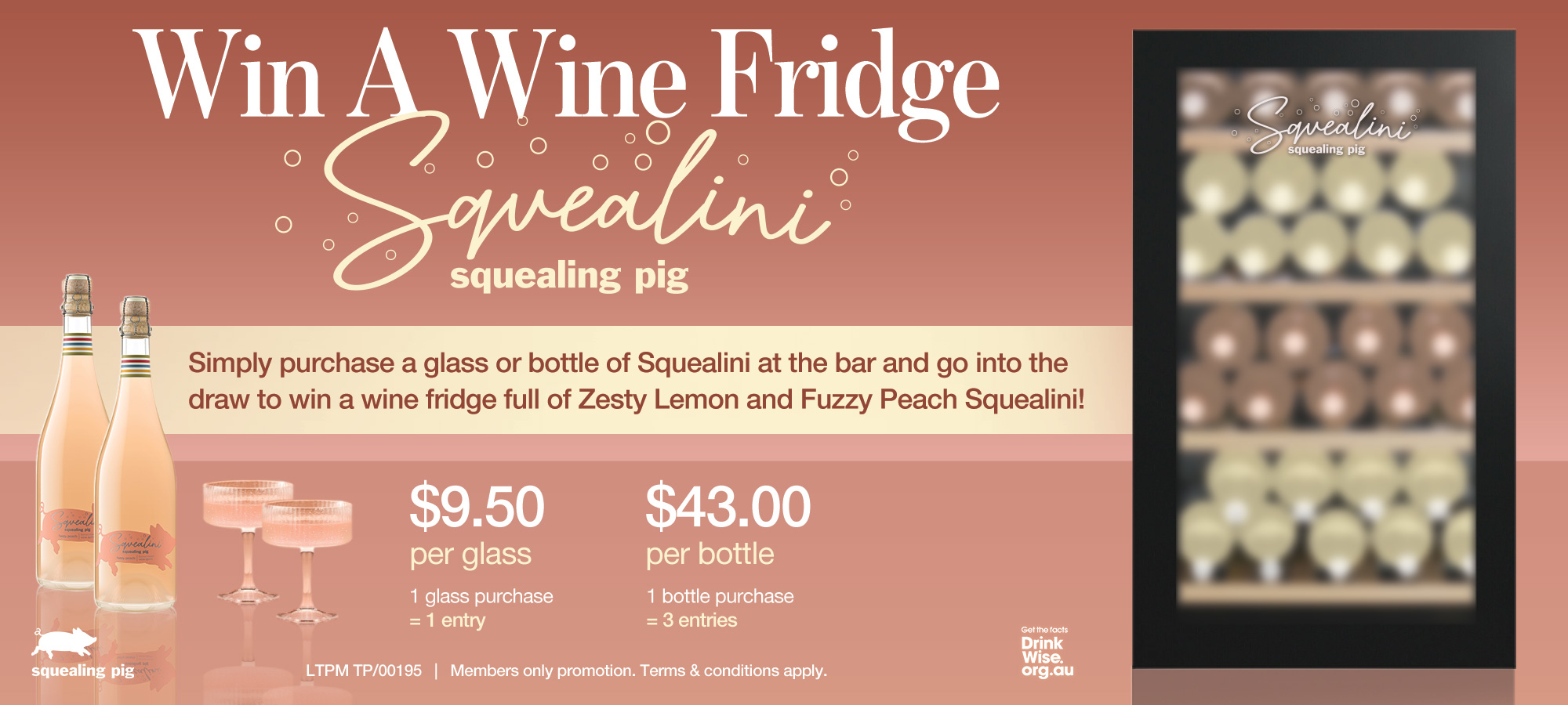 Win a Wine Fridge Full of Squealini