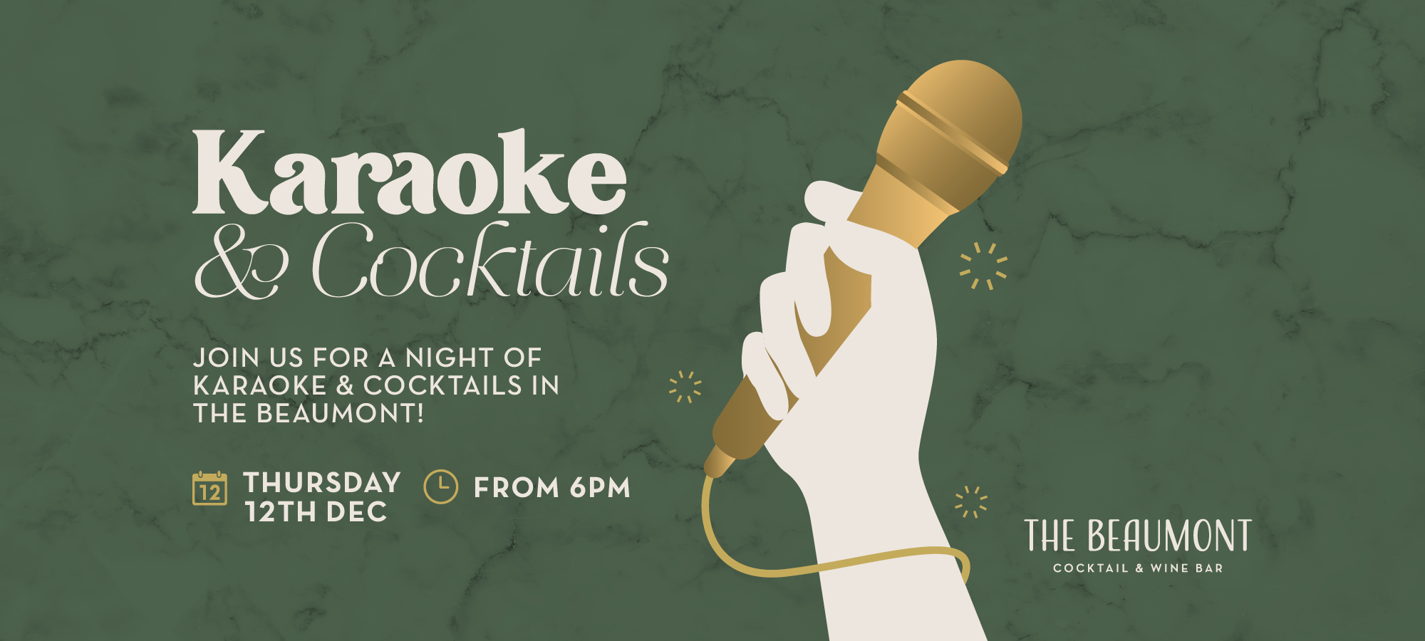 Karaoke & Cocktails in The Beaumont