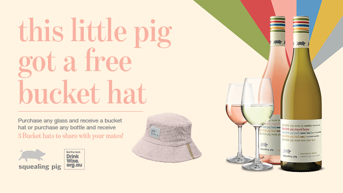 Sip, Shade, and Share – Score Your Squealing Pig Summer Bucket Hat!