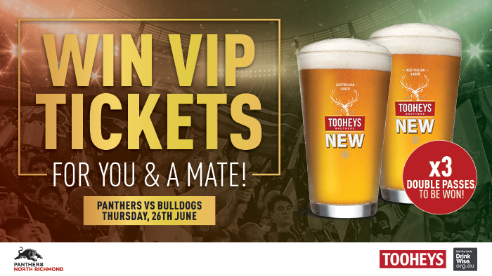 Win VIP Tickets for You & a Mate!
