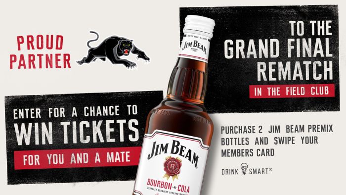 Jim Beam Win Tickets for You & a Mate