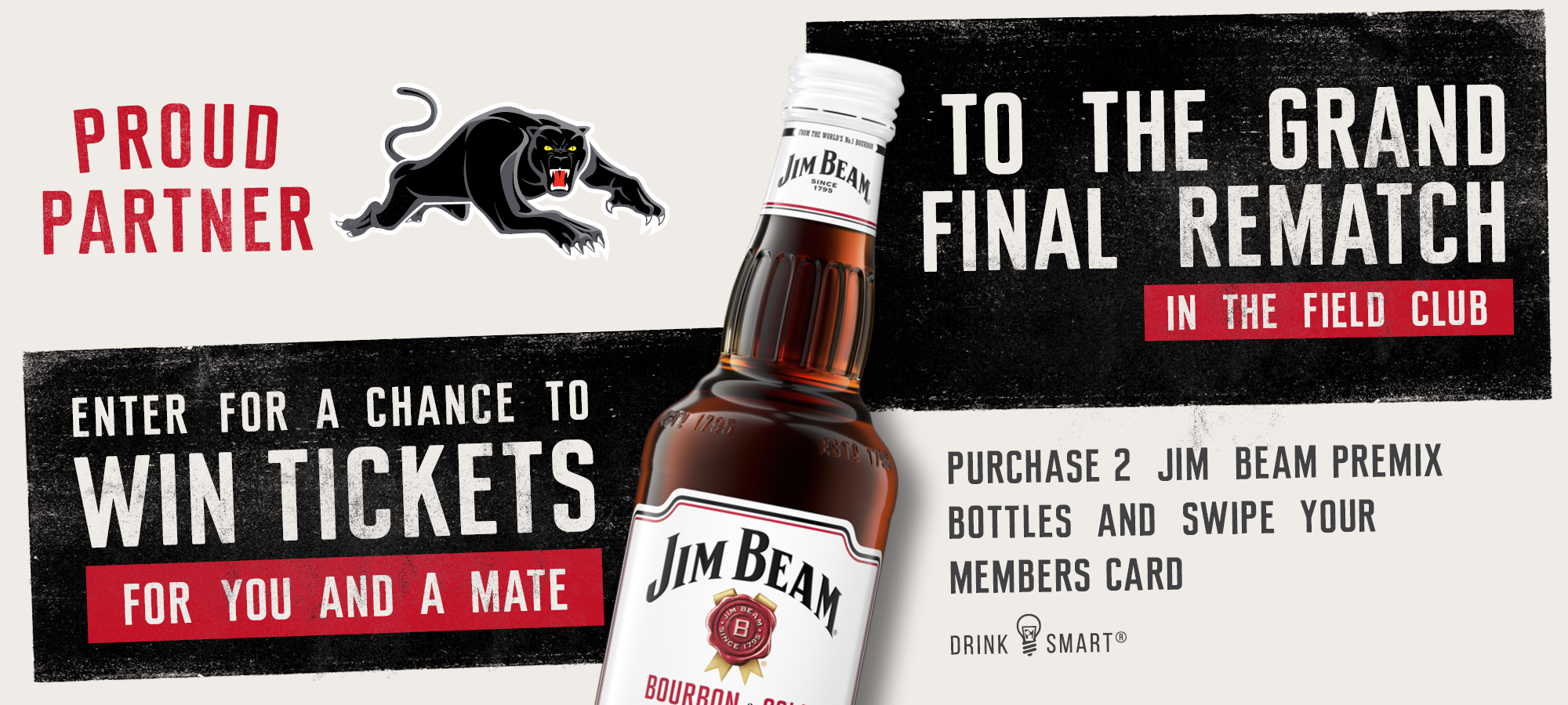 Jim Beam Win Tickets for You & a Mate