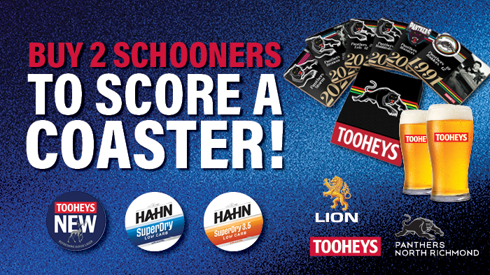Collectors Edition Panthers Premiership Hardback Coasters