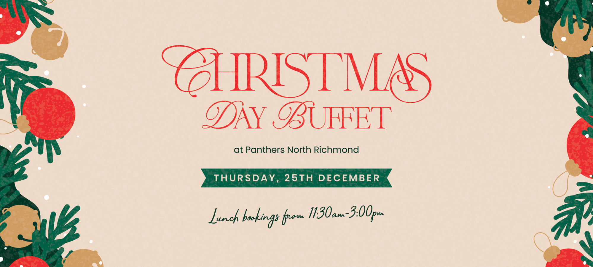 Christmas Day Buffet in The Avenue