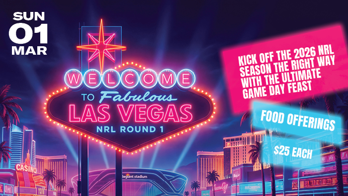 NRL Round 1 | Vegas Food Offerings