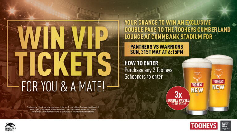 Win VIP Tickets to the Panthers vs Warriors