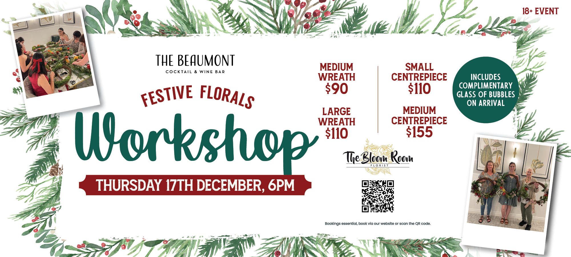 Festive Florals Workshop